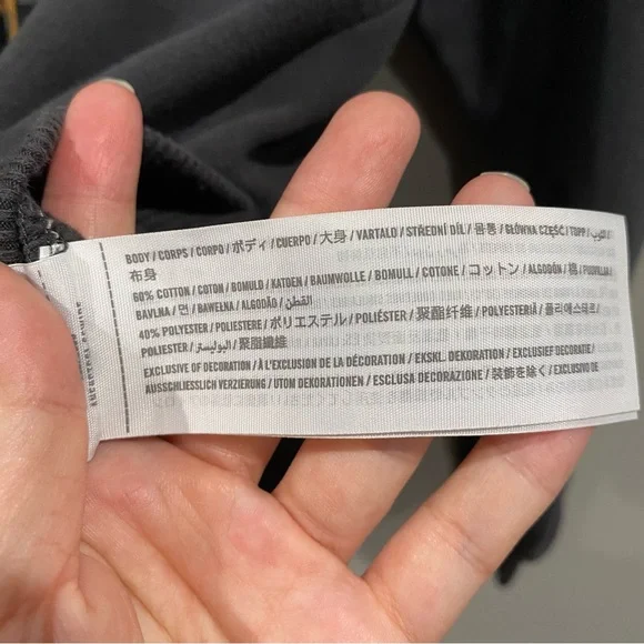 Hollister California Malibu Hotel Graphic Crewneck Pullover Sweatshirt Gray XS - Picture 4 of 8